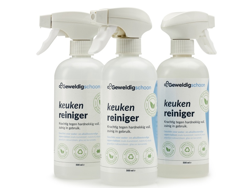 GEWELDIGSCHOON 3-pack biologische keukenreiniger